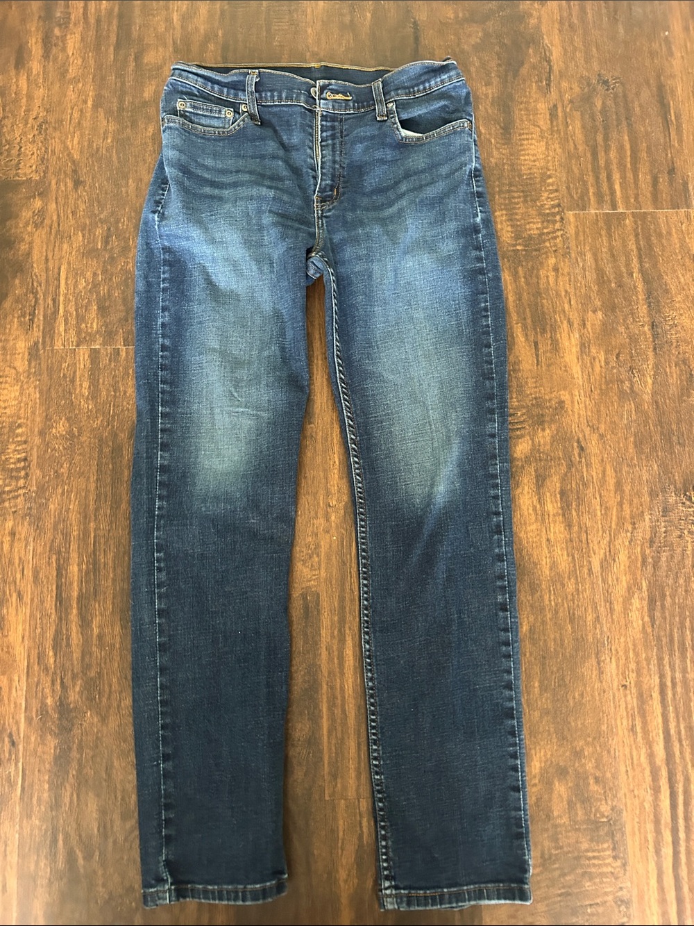 George Women's Slim Straight Jeans in Dark Blue